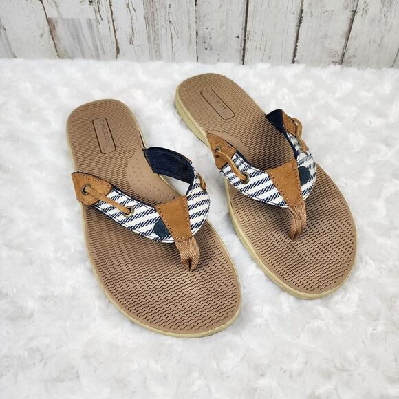 Sperry Seafish Mariner Sandals Size 9 - Picture 1 of 8